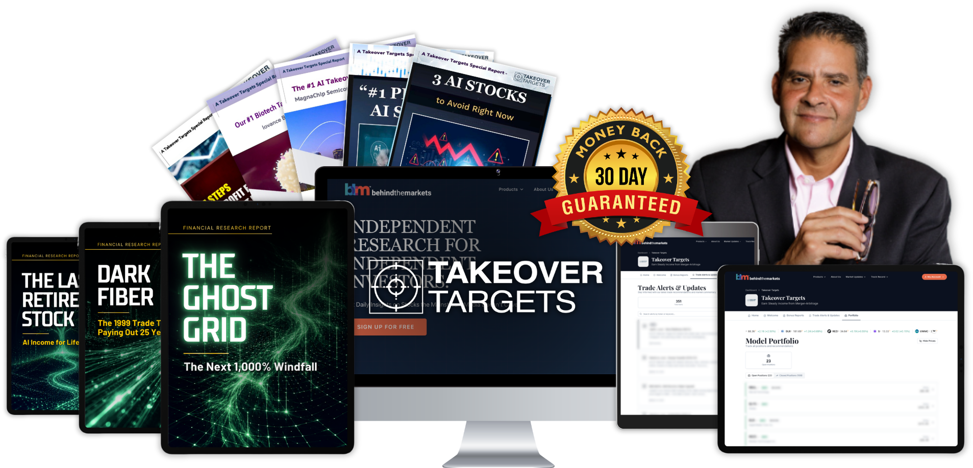 The three free research reports fanned out